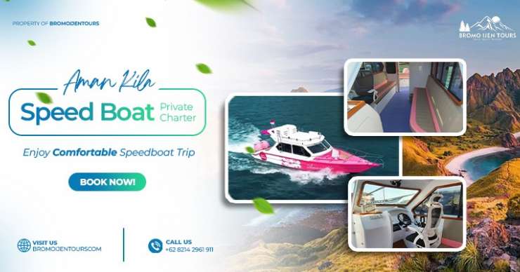 Full day hopping island trip, and Komodo tours by a speedboat - 1D holiday travel package